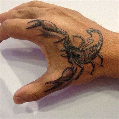 black scorpion tattoos for men.